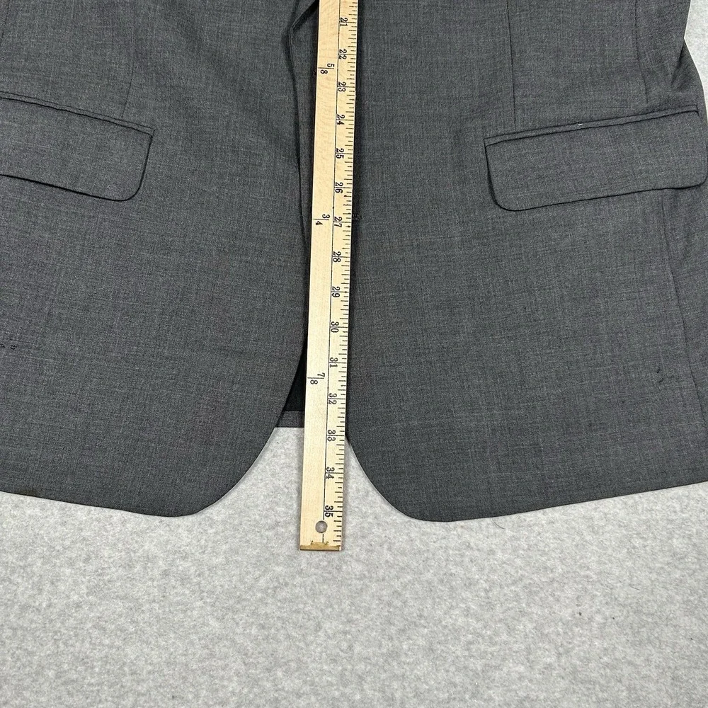 Vintage Burberrys Men's Blazer Sport Coat Jacket 100% Wool Gray FLAWS SEE PICS‎
